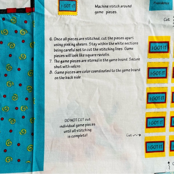 Fabric Panel Kidz on the Go Fifty Nifty States Games to Play Car Travel Children - Picture 6 of 7